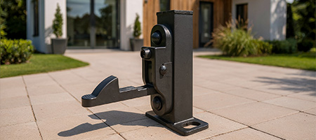 Acessório para portão e portão de jardim