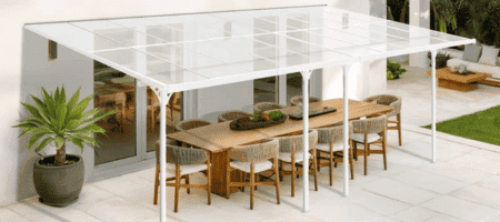 Carport e coberturas para terraços