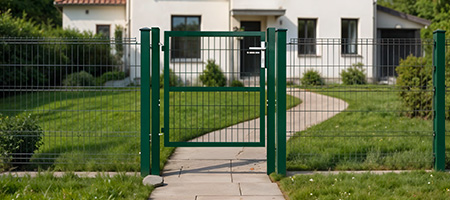 Portão de jardim de malha